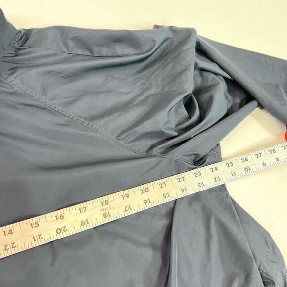 J. Jill Fit Jacket Womens Extra Large Blue & Red Water Repellent Full-Zip - Picture 4 of 9